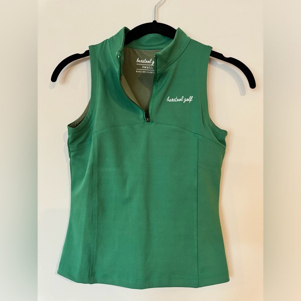 Women’s sleeveless Barstool Golf polo